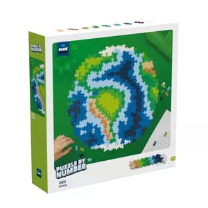 Educational puzzle plus plus Earth Block Globe 800 pieces, age 7–12