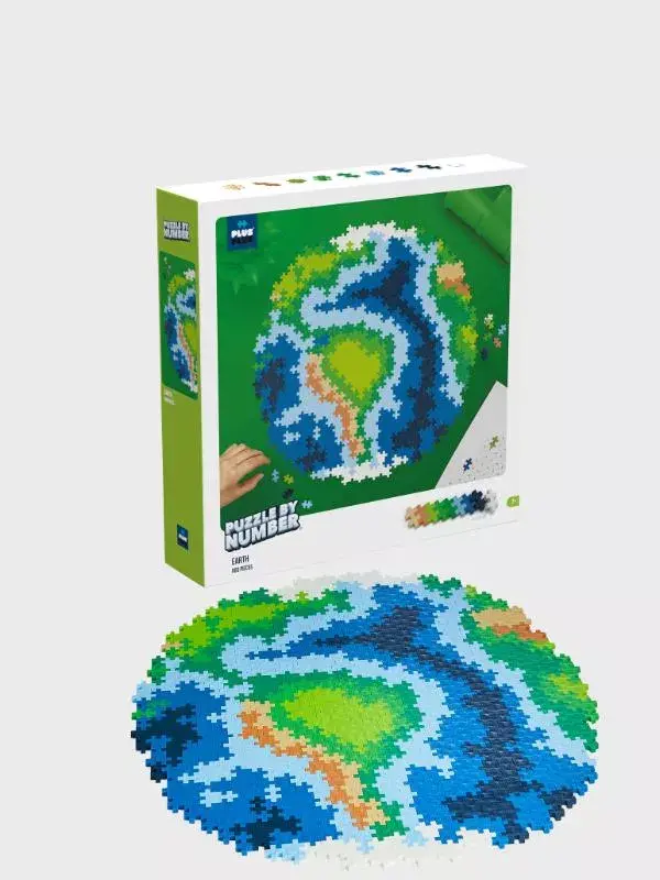plus plus Earth Block Globe puzzle 800 pcs Photo 2