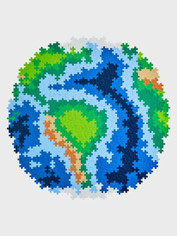 plus plus Earth Block Globe puzzle 800 pcs Photo 4