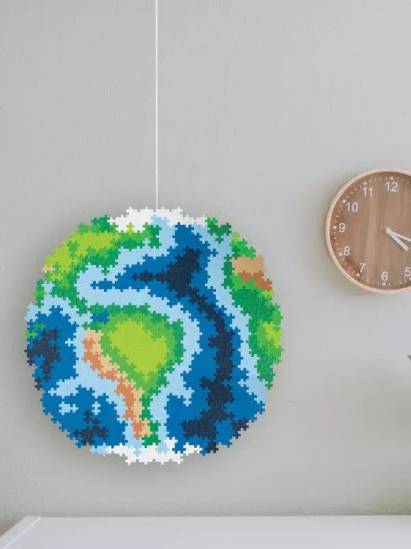 plus plus Earth Block Globe puzzle 800 pcs Photo 6
