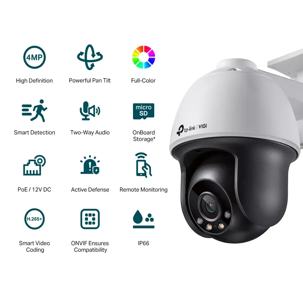 IP drošības kamera TP-Link VIGI 4MP Outdoor Full-Color Photo 2