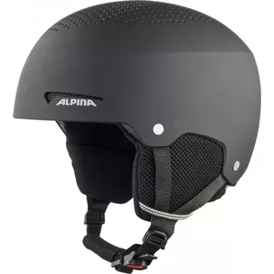Children's Ski Helmet ALPINA ZUPO — Hard Shell Ceramic, Size 51–55, Black Matt