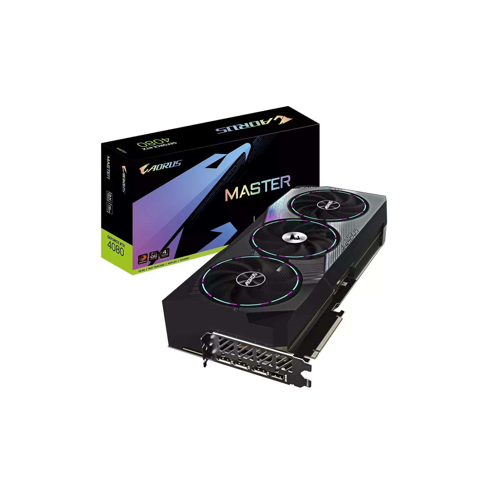 GIGABYTE AORUS GeForce RTX 4080 MASTER 16G Video Card GV