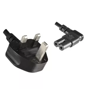Power Cable DINIC CB-8-UK-L 1.8m Type G C7 Coupler