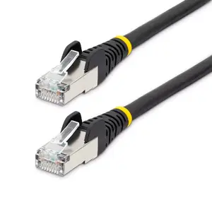 StarTech.com CAT6a Ethernet Cable 50cm Black 10GbE 500MHz PoE++