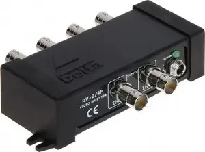 Video Signal Splitter Delta RV-2/4P — AV distribution device, model RV-2/4P