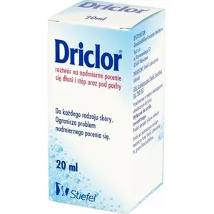 Antiperspirant Driclor 20% Aluminium Chloride topical solution 20 ml