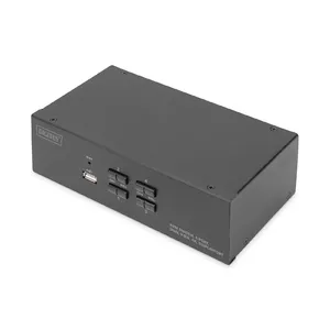 KVM Switch Digitus DS-12882 4 Port Dual Display 4K DisplayPort USB