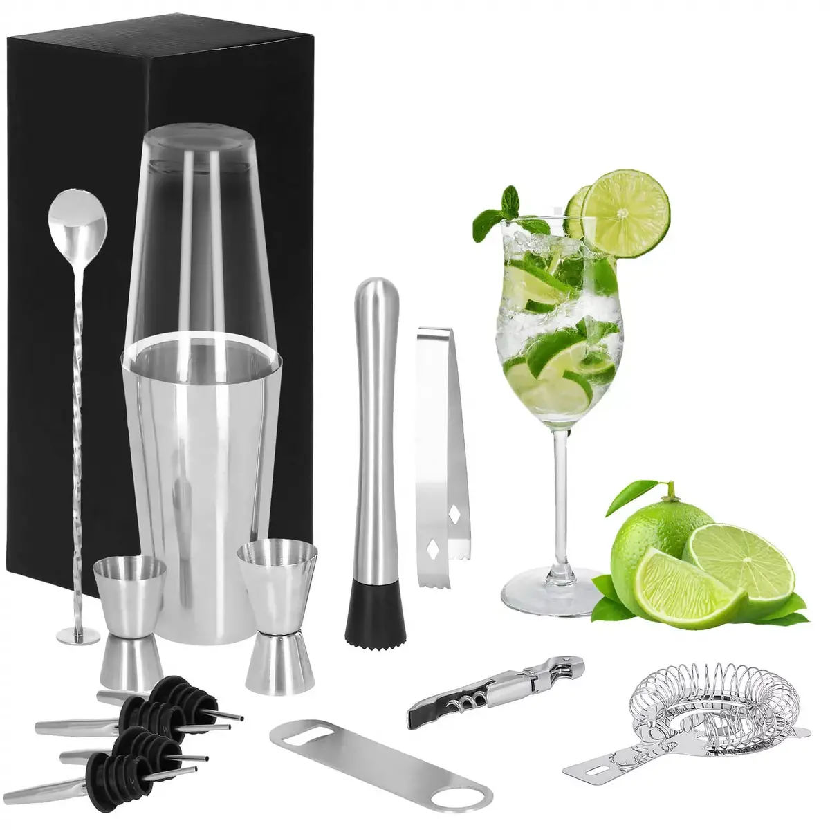 Springos bartender set — shaker & 14-piece kit Photo 2