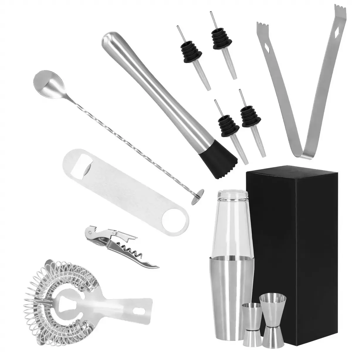 Springos bartender set — shaker & 14-piece kit Photo 3