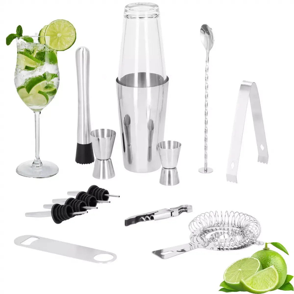 Springos bartender set — shaker & 14-piece kit Photo 6
