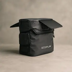 Carrying bag EcoFlow BMR330 for portable power station, black, durable protective case