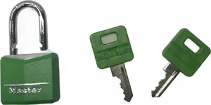 Aizslēgs MASTERLOCK 30 mm plats ar cietu alumīnija korpusu, dažādās krāsās