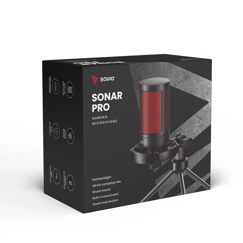 Spēļu konsoles mikrofons Savio SONAR PRO Photo 10