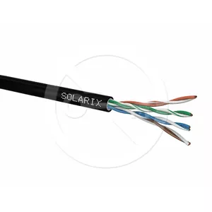 Outdoor network cable SOLARIX CAT5e UTP PE, gel-filled, 305 m box