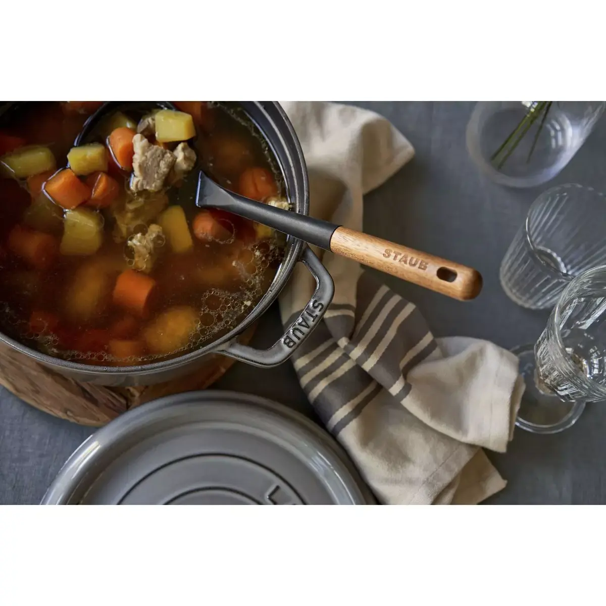 ZWILLING STAUB LA COCOTTE 3,8 L čuguna katls Photo 5