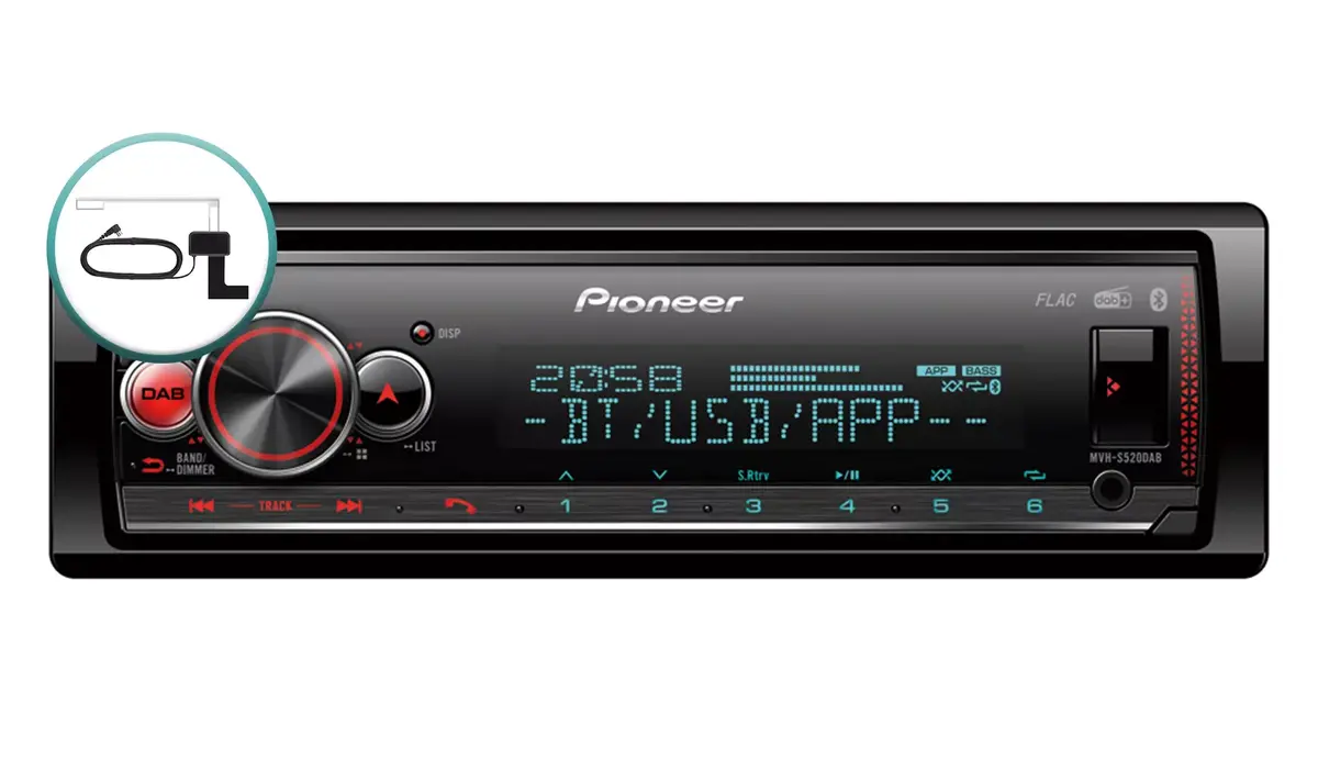 Автомобильный медиаприемник Pioneer MVH-S520DABAN Photo 3