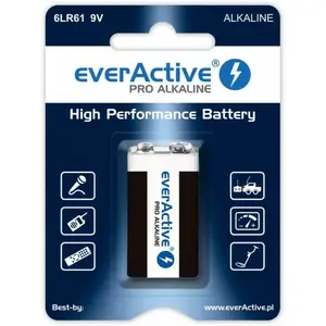 Battery everActive 9V Alkaline BAT9.ALK.eAP1 MN1604 — 1 pcs