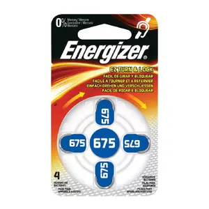 Battery Energizer ENZINCAIR675-4 Diameter 1.16 cm BATZA675.E4