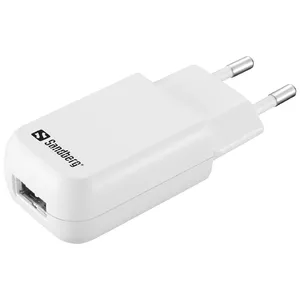 Sandberg Mini AC charger USB 1A EU MP4, Viedtālrunis Melns, Balts Iekštelpas