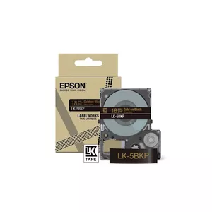 Lentes printerim Epson LK-5BKP Melna Zelta 1.8 cm