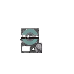 Label Tape Epson LK-6TBJ Black Transparent Thermal Transfer 2.4 cm