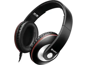 Sandberg Play'n Go Vadu austiņas Black Binaurālas Apļveida ar iebūvētu mikrofonu 20 - 20000 Hz 1.5 m kabelis