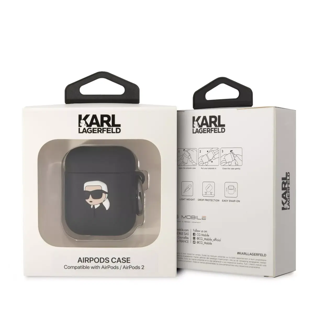 Silikona AirPods maciņš Karl Lagerfeld KLA2RUNIKK Photo 3