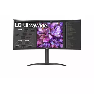 LG 34WQ75C-B monitori 86,4 cm (34") 3440 x 1440 pikseļi Quad HD LCD Melns