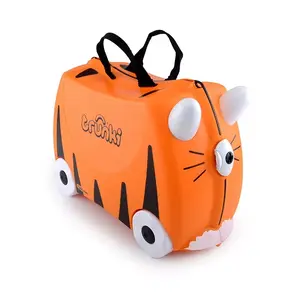 Trunki Tipu Tiger Ripojošais koferis bērniem no 3 gadiem Oranžs