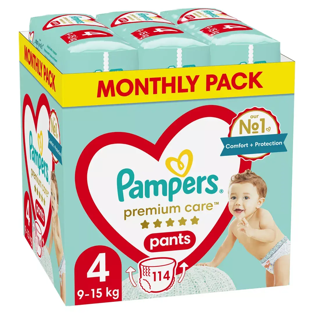 Pampers Pants Premium Care размер 4 — 114 шт Photo 1