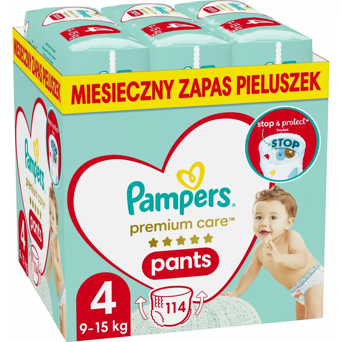Pampers Pants Premium Care размер 4 — 114 шт Photo 2