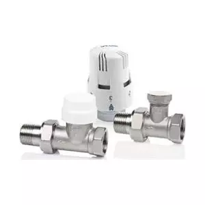 Thermostatic radiator valve set Valvex Thermo simple model 4445200 for heating systems