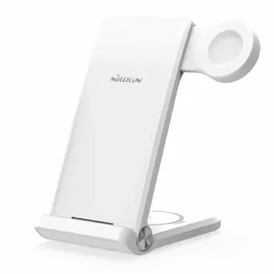 Wireless Charger Nillkin PowerTrio 3in1 for Huawei Watch, White — 3-in-1 wireless charging pad
