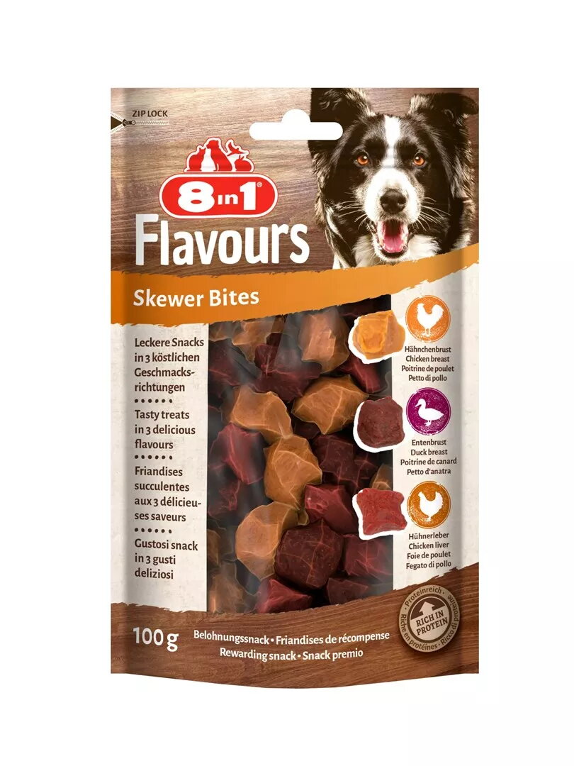 Suņu gardums 8in1 Skewer Bites —