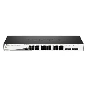 Managed Switch D-Link DGS-1210-28 — 24x Gigabit Ethernet RJ-45, L2, 1U rack-mount