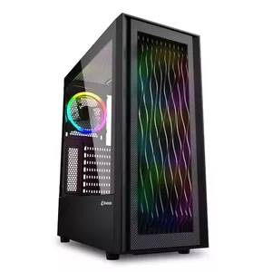 PC Case Sharkoon RGB Wave Desktop Black