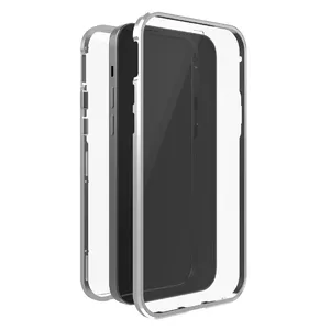 Hama 360° Glass mobile phone case Cover Silver Transparent for iPhone 14 Pro