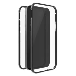 Hama 360° Glass mobile phone case Cover Black Transparent for iPhone 14