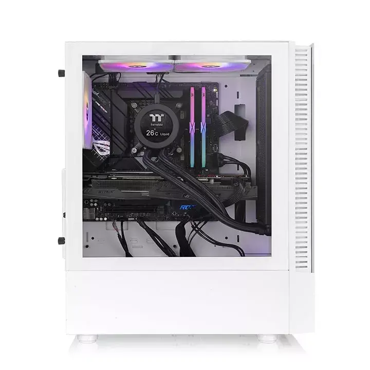 Компьютерный корпус Thermaltake View 200 TG Snow ARGB Photo 3