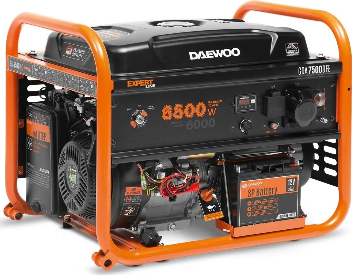 Двигатель-генератор Daewoo GDA 7500DFE Photo 5