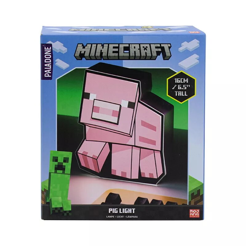 Galda lampa Paladone Minecraft — «Cūkgaļas»