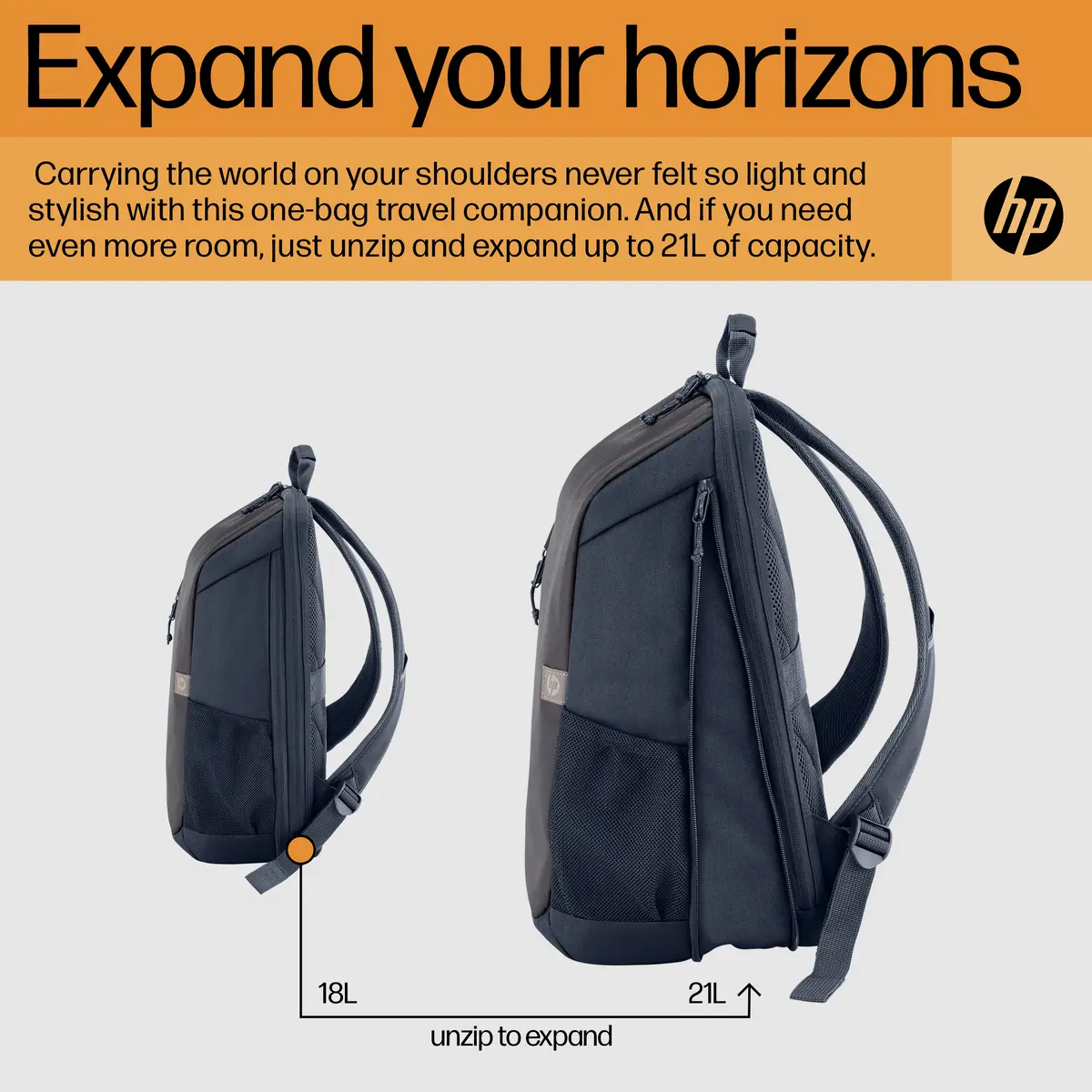 Klēpjdatora mugursoma HP Travel 18L 15.6 Photo 4