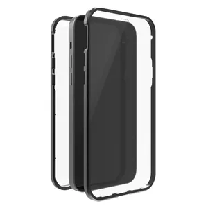 Hama 360° Glass mobile phone case Cover Black Transparent for iPhone 14 Pro Max