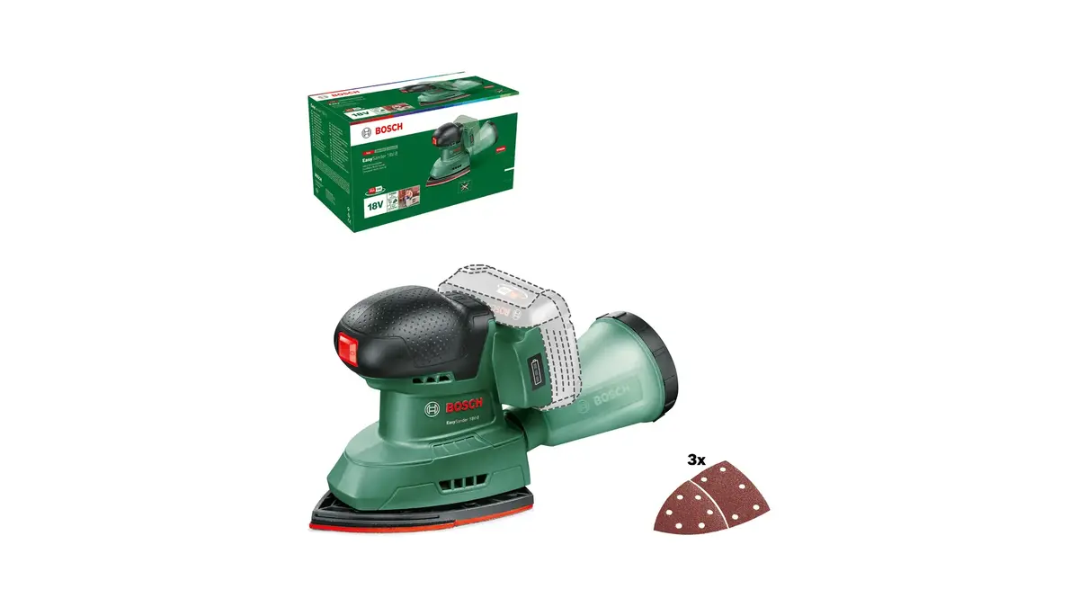 Bosch EasySander 18V-8 орбитальная шлифмашина Photo 2