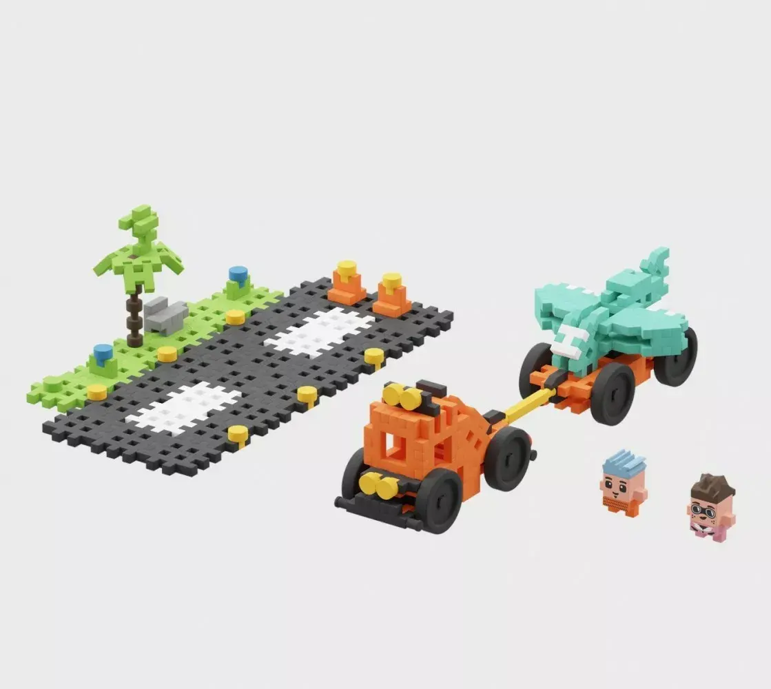 Marioinex Mini Waffle blocks Air show — 148 pcs Photo 3