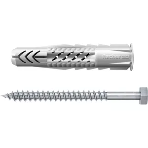 Screw & wall plug kit Fischer 83628 suitable for brick concrete