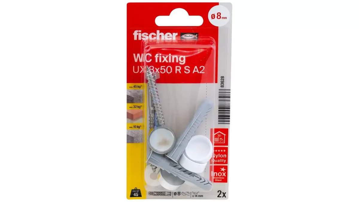 Screw & wall plug kit Fischer 83628 Photo 2