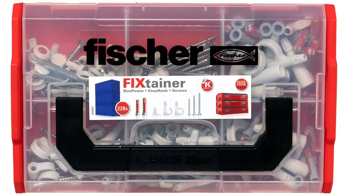 Vītņu āķu un sienas dībeļu komplekts Fischer 563578 Photo 7
