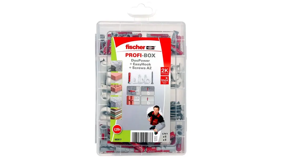 Skrūvju āķu un sienas dībeļu komplekts Fischer 563577 Photo 6